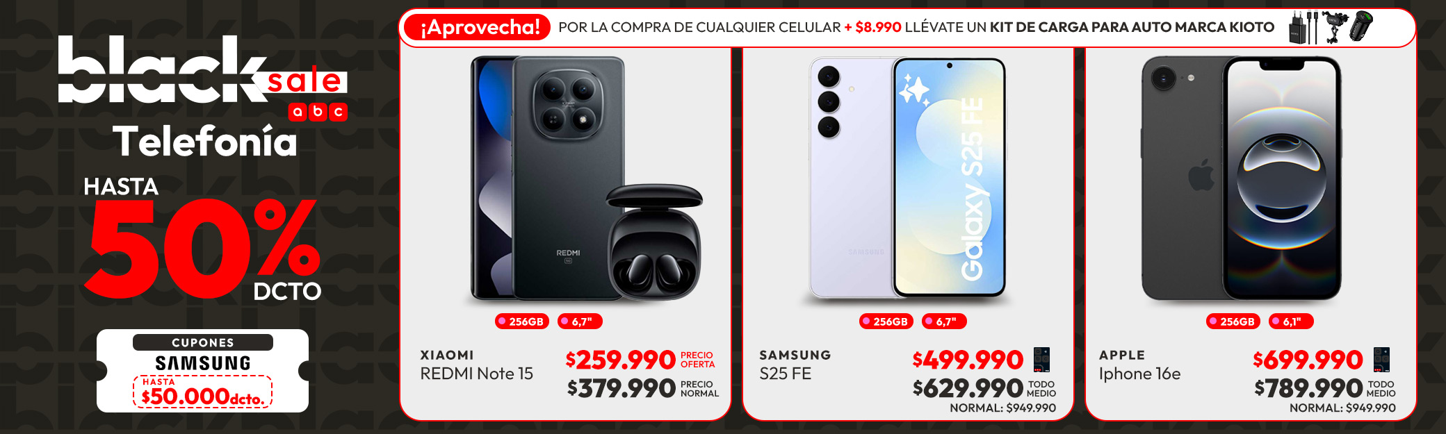 Telefonia Hasta 50% dcto