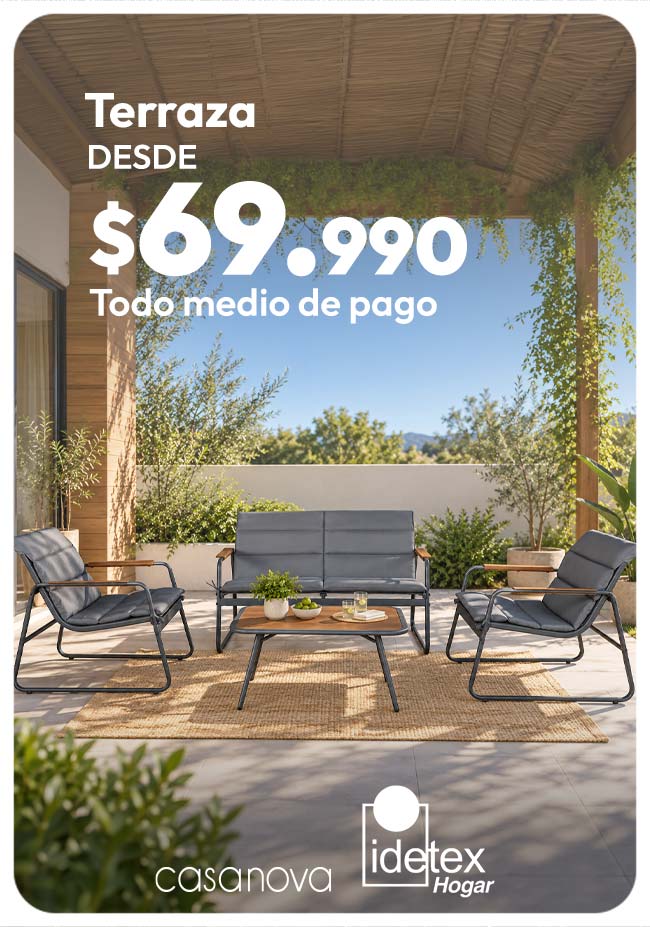 Terrazas desde $69.990