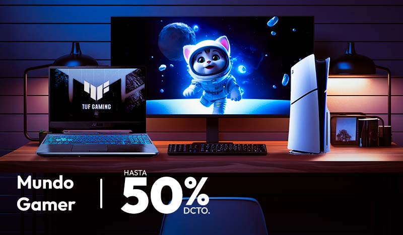 mundo Gamer hasta  50% dcto