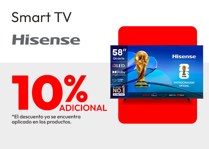 TV Hisense - productos seleccionados 