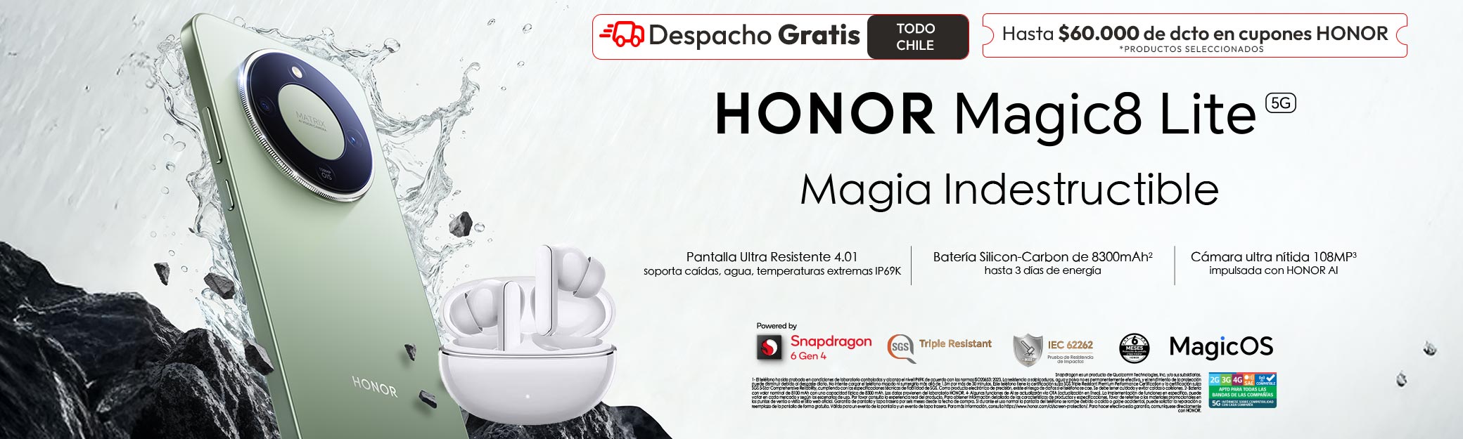 Lanzamiento Honor Magic 8 Lite