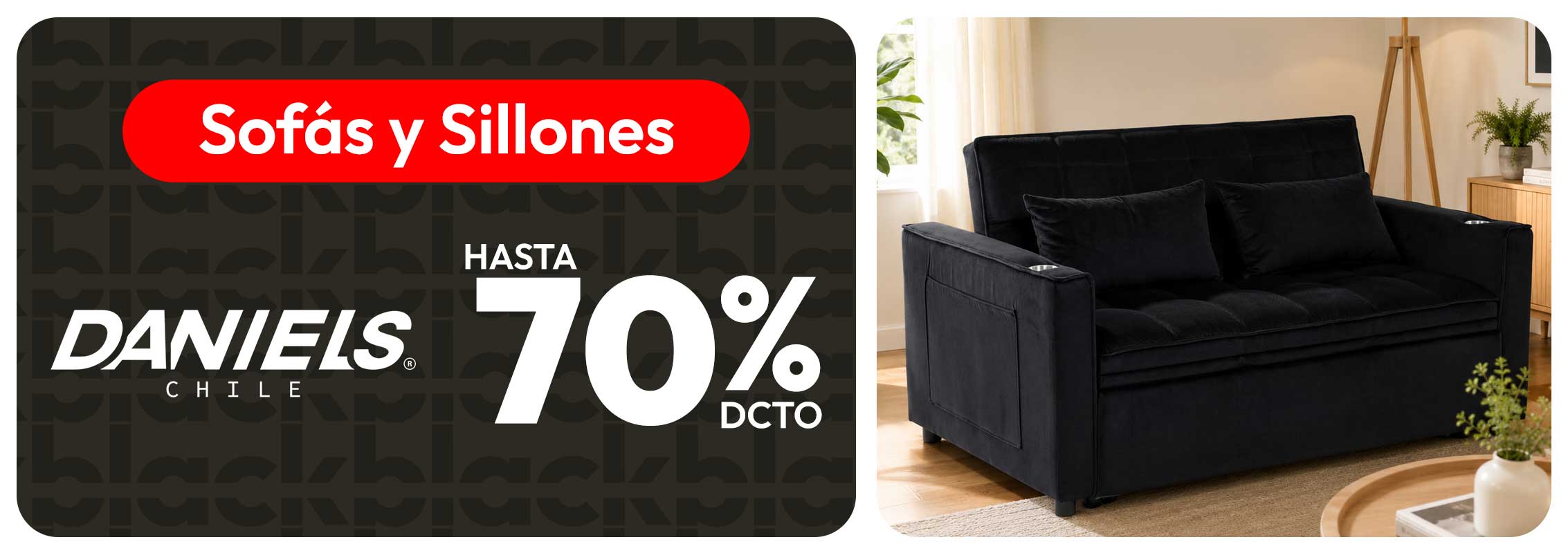 Daniels hasta 70% dcto