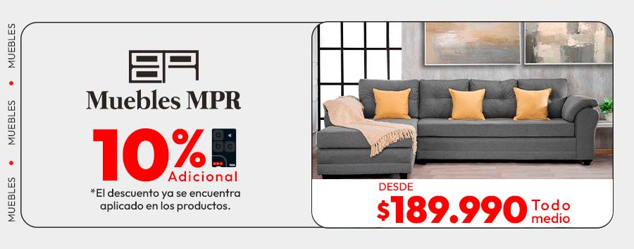 Muebles MPR desde 189990 TMP