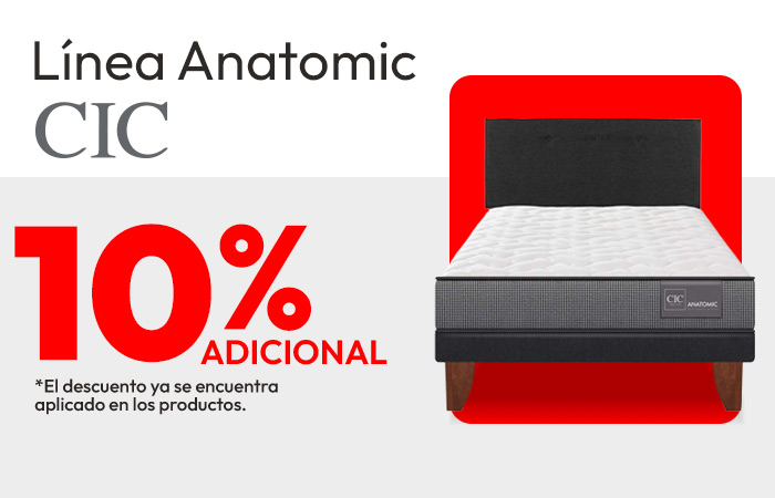 Línea Anatomic CIC 10% adicional