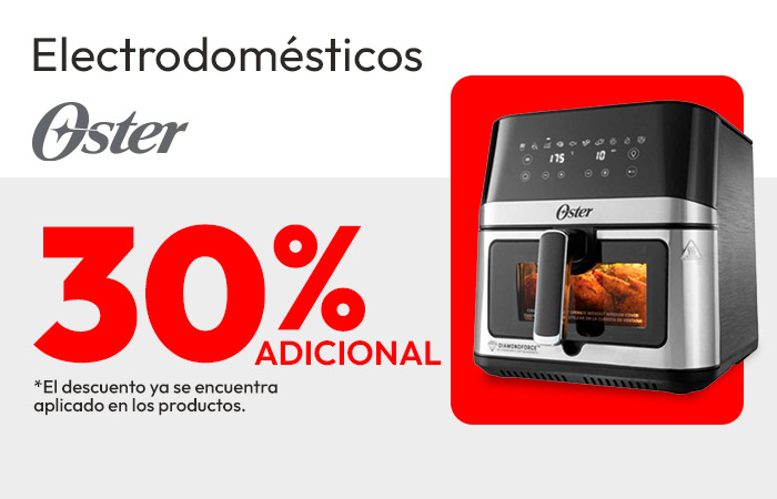 Oster 30% dcto.