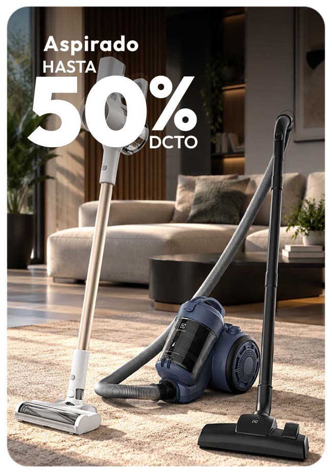 aspirado hasta 50% de dcto