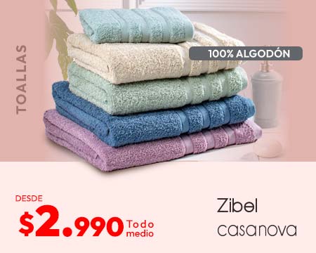 Toallas de baño desde 2990