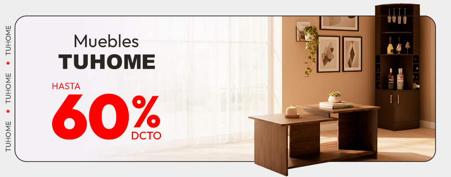 TUHOME muebles hasta 60%