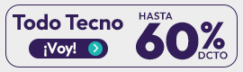Todo tecno hasta 60%