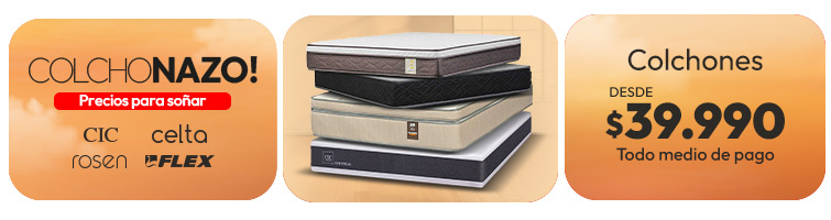 Colchones desde $39.990