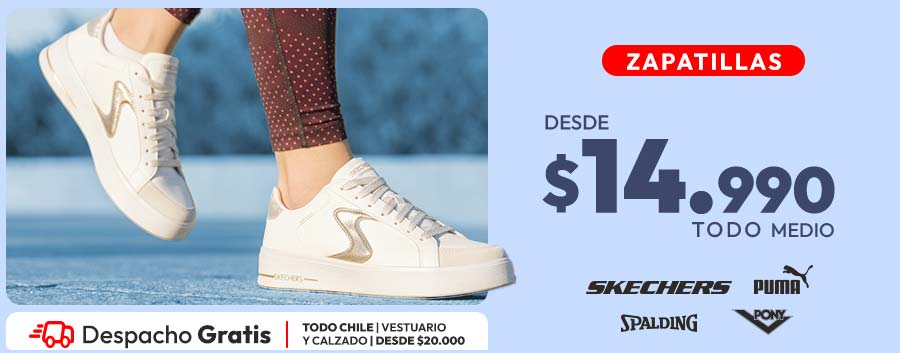 Zapatillas desde $14.990