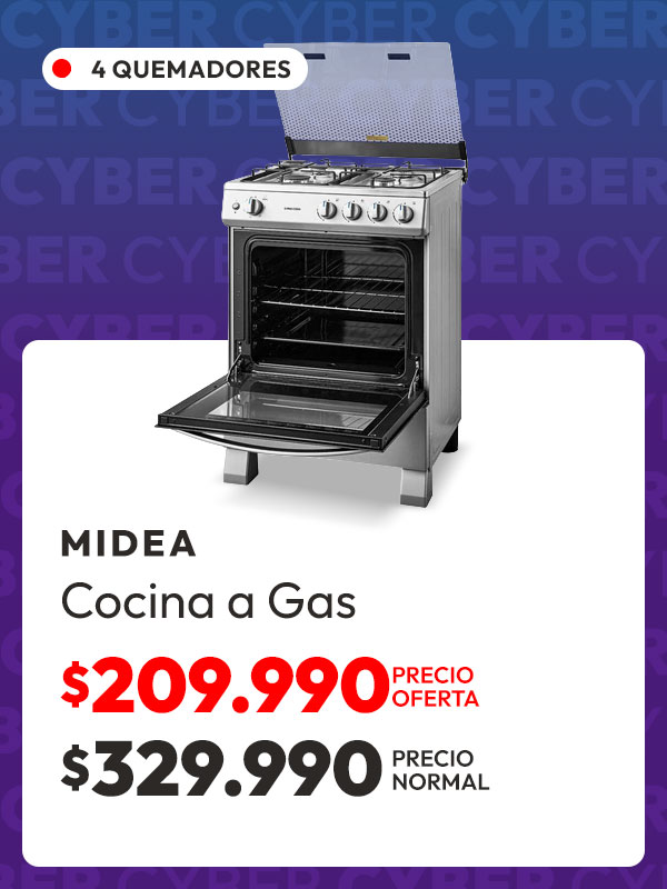 Cocina 4 quemadores