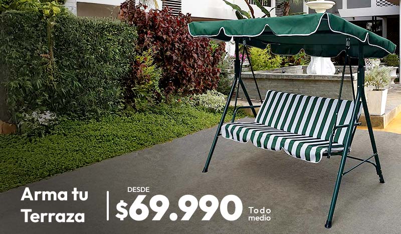 Arma tu terraza desde 69990