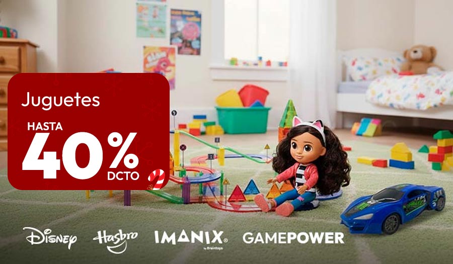 Juguetes hasta 40% dcto