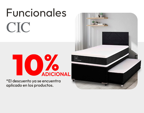 Funcionales CIC 10% dcto adicional