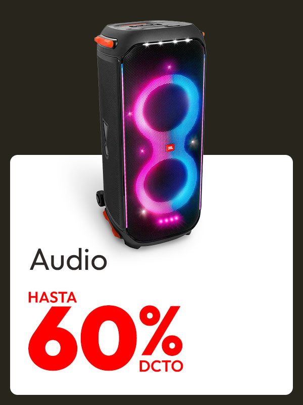 Audio Hasta 60% dcto