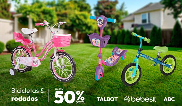 Bicicletas y Rodados Infantiles hasta 50% dcto