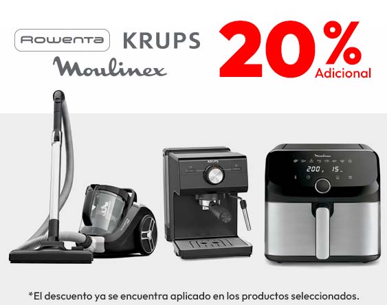 Electrodomésticos 20% adicional