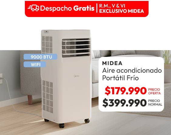 Aire acondicionado portatil Midea