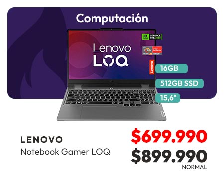 Notebook Gamer LOQ