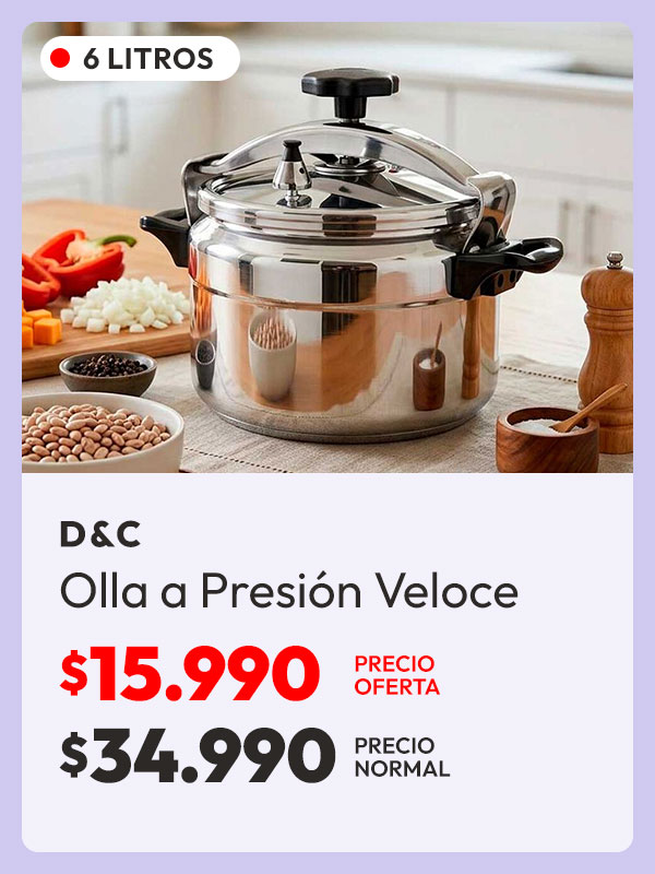 Olla a Presión D&C Veloce Aluminio