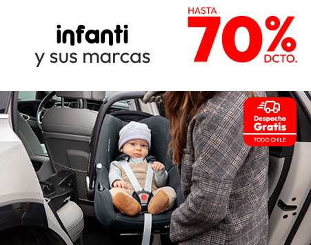 Infanti y sus marcas hasta 70% descuento