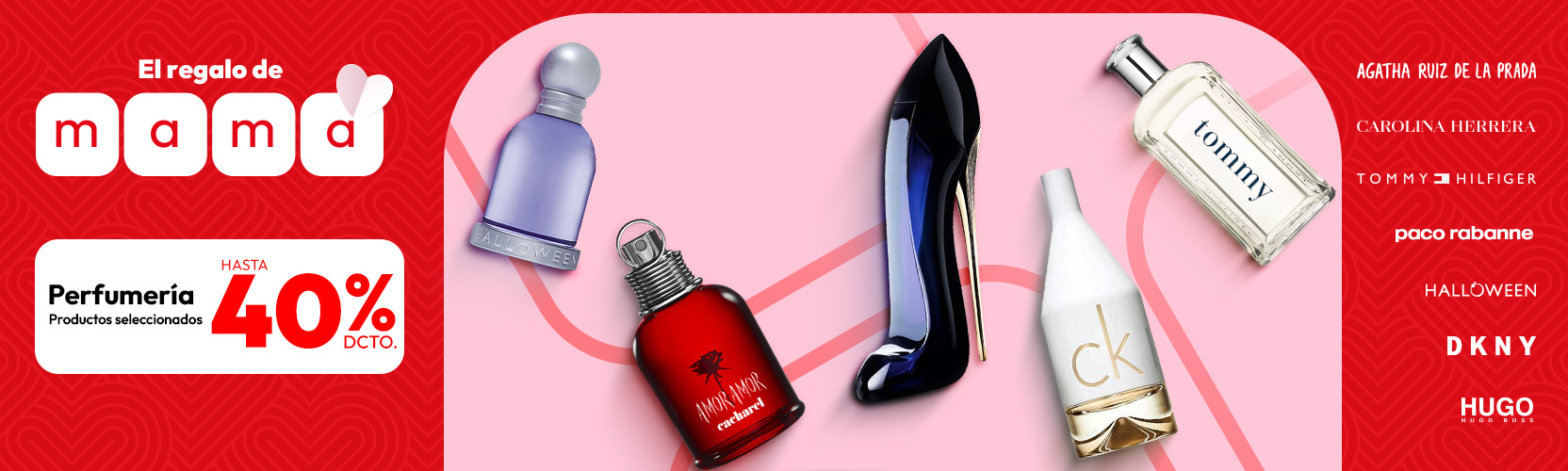 Perfumes cambiar a 40% descuento