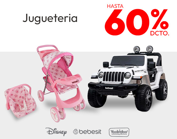 hasta 60% en jugueteria Bebesit
