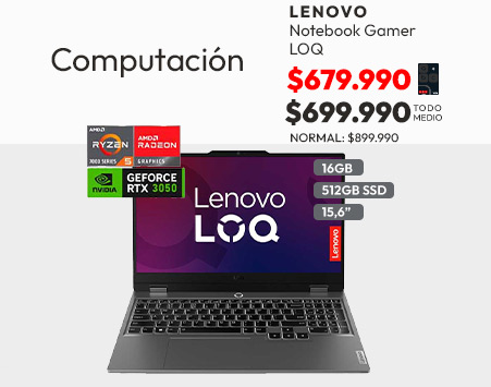 Notebook Gamer Lenovo LOQ