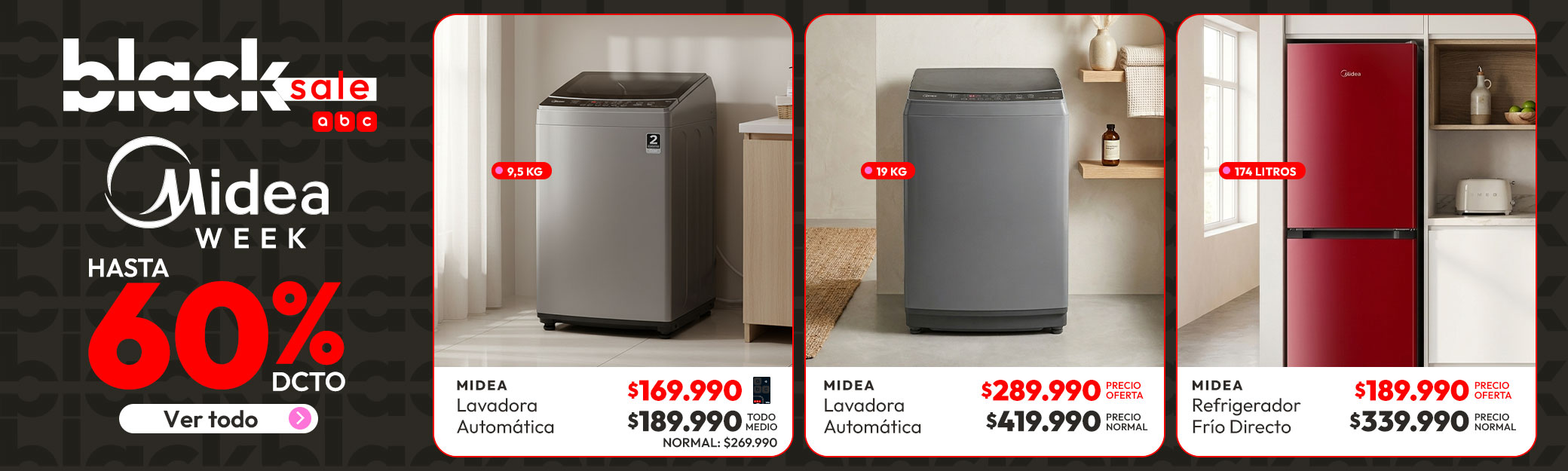 midea week Despacho gratis en RM