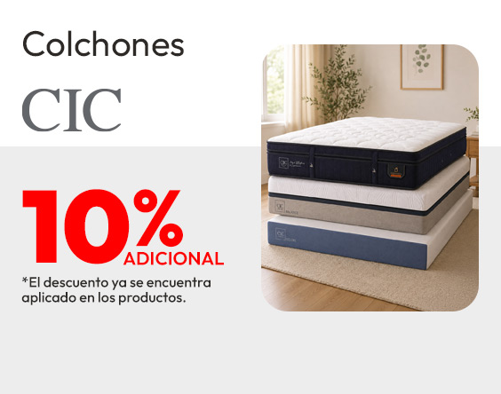 Colchones CIC 10% adicional