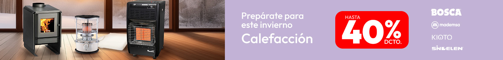 Preparate para este invierno hasta 40% descuento