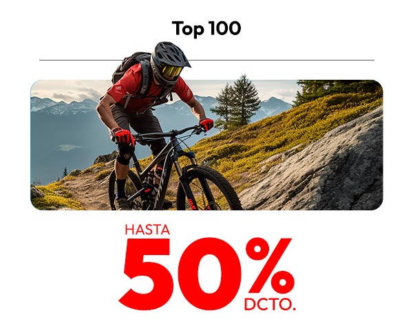 top 100 deporte hasta 50% dcto