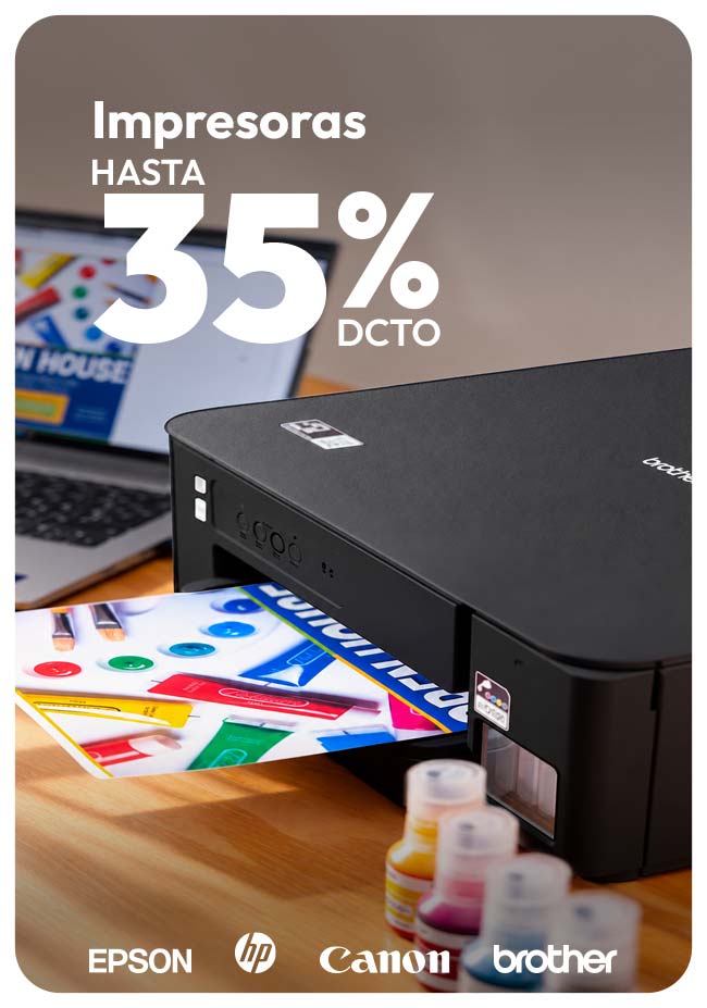 Impresoras hasta 35% de dcto