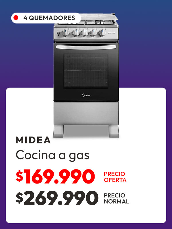 Cocina 4 quemadores
