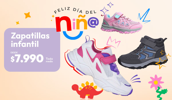 Zapatillas infantil desde 7990