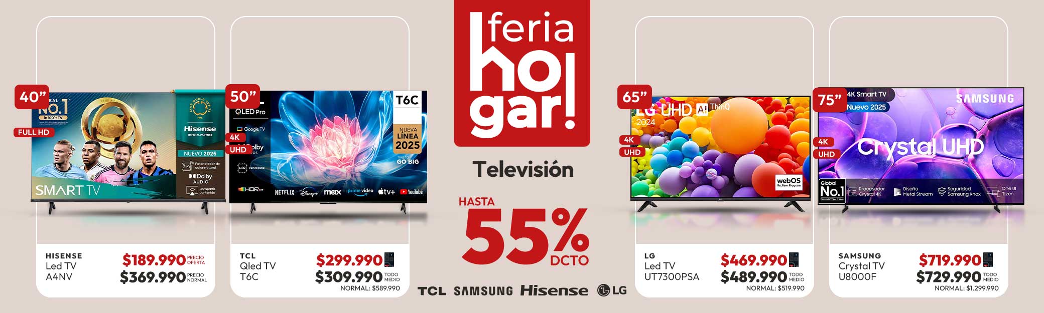  TV Grafica FDH hasta 55% dcto