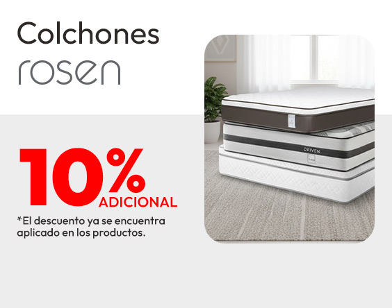 Colchones Rosen 10% adicional