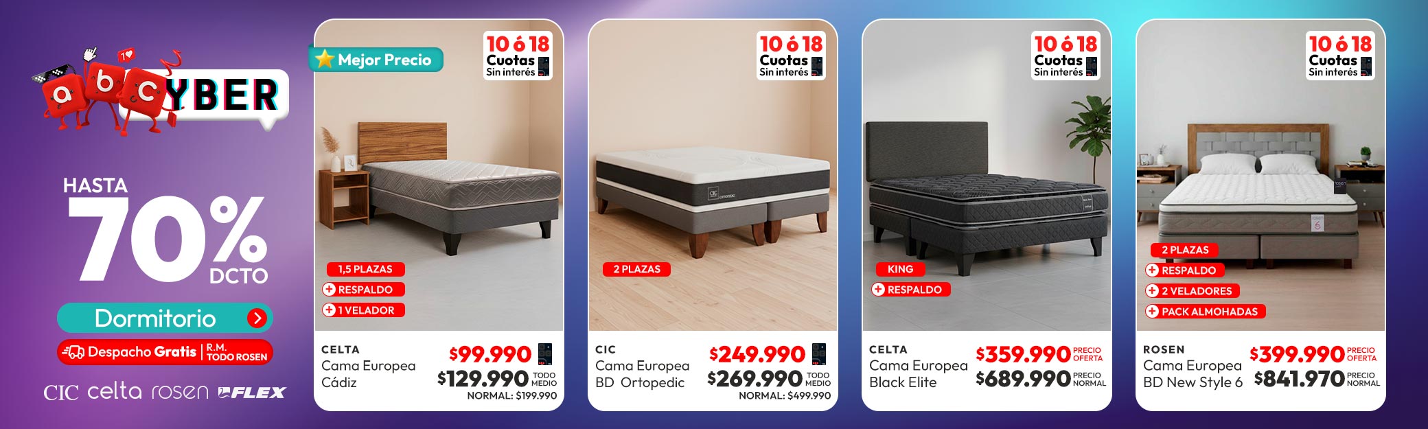 Dormitorio + despacho gratis RM Rosen