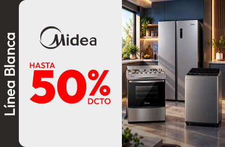 Midea hasta 50% de dcto