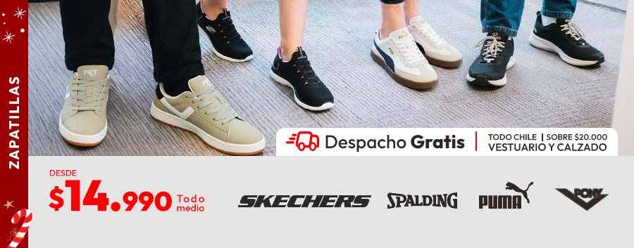 Zapatillas desde $14.990