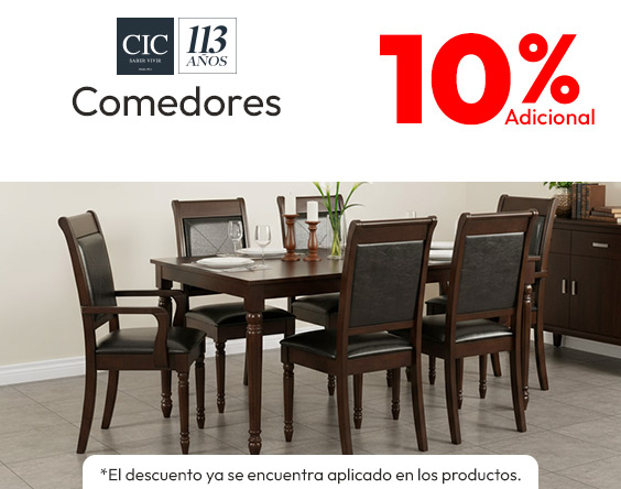 Cic Comedores 10% adicional