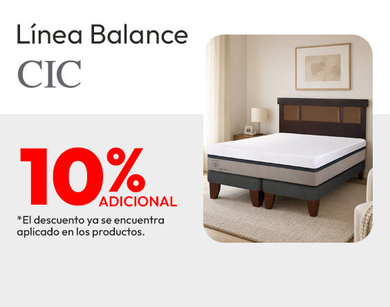 Línea Balance CIC 10% adicional / Solo x Hoy