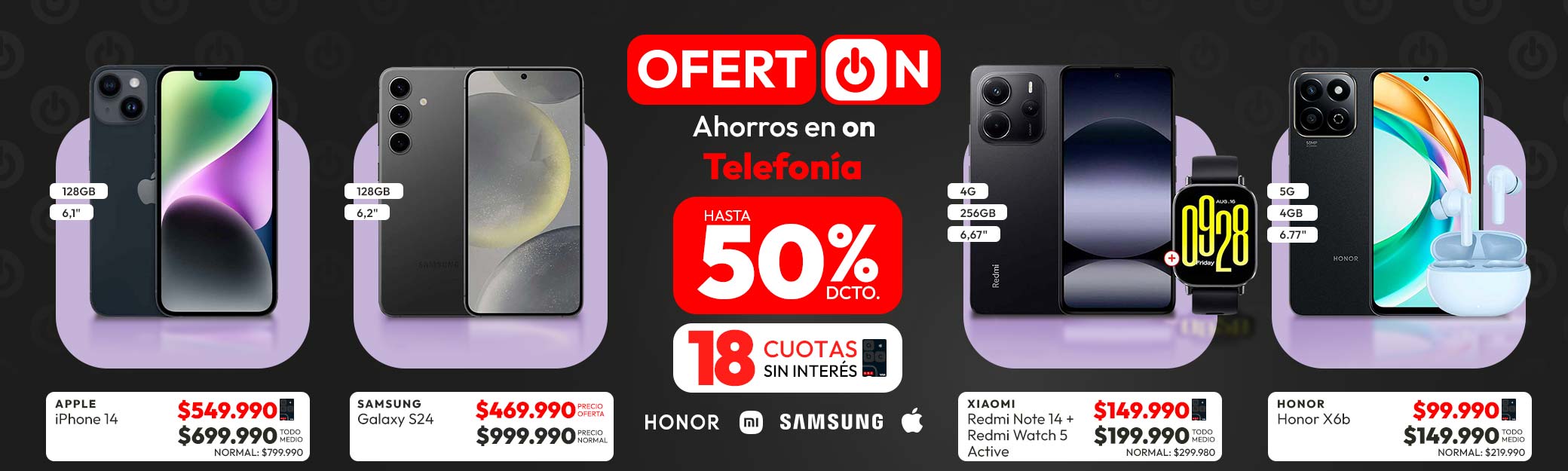 telefonía hasta 50% dcto