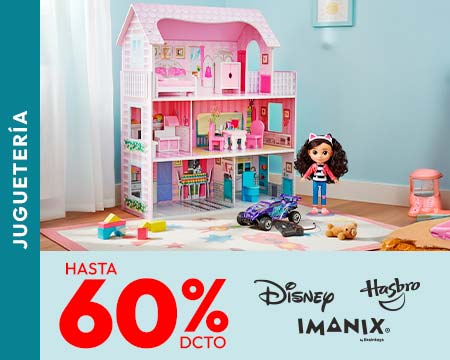 Juguetes hasta 60% dcto