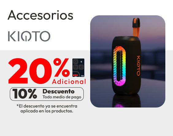 Mundo Kioto 10% adicional TMP 20% dcto adicional Ofex