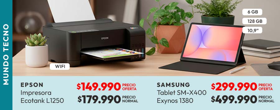 Tablet + impresora