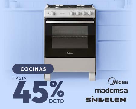 Cocinas hasta 45% de descuento