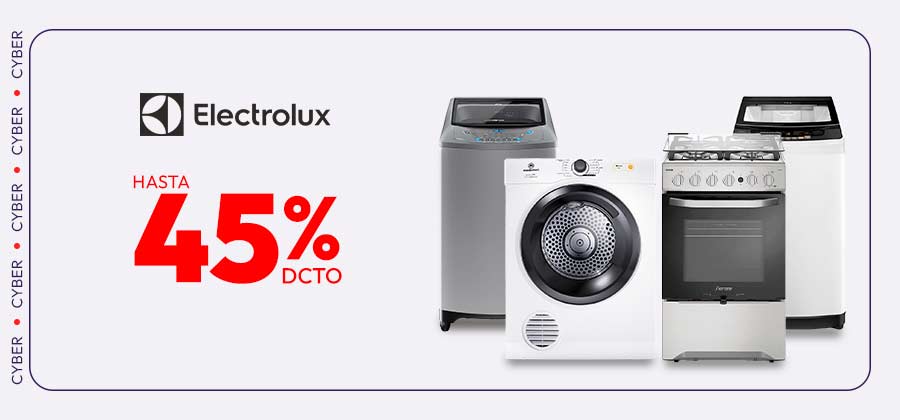 Electrolux hasta 45% dcto