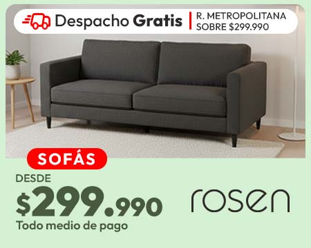 Sofas rosen desde $299.990
